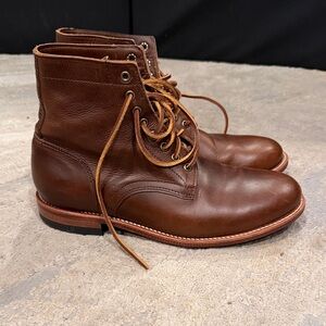Oak Street Bootmakers Trench Boots, size 10.5 , brown chromexcel in EUC
